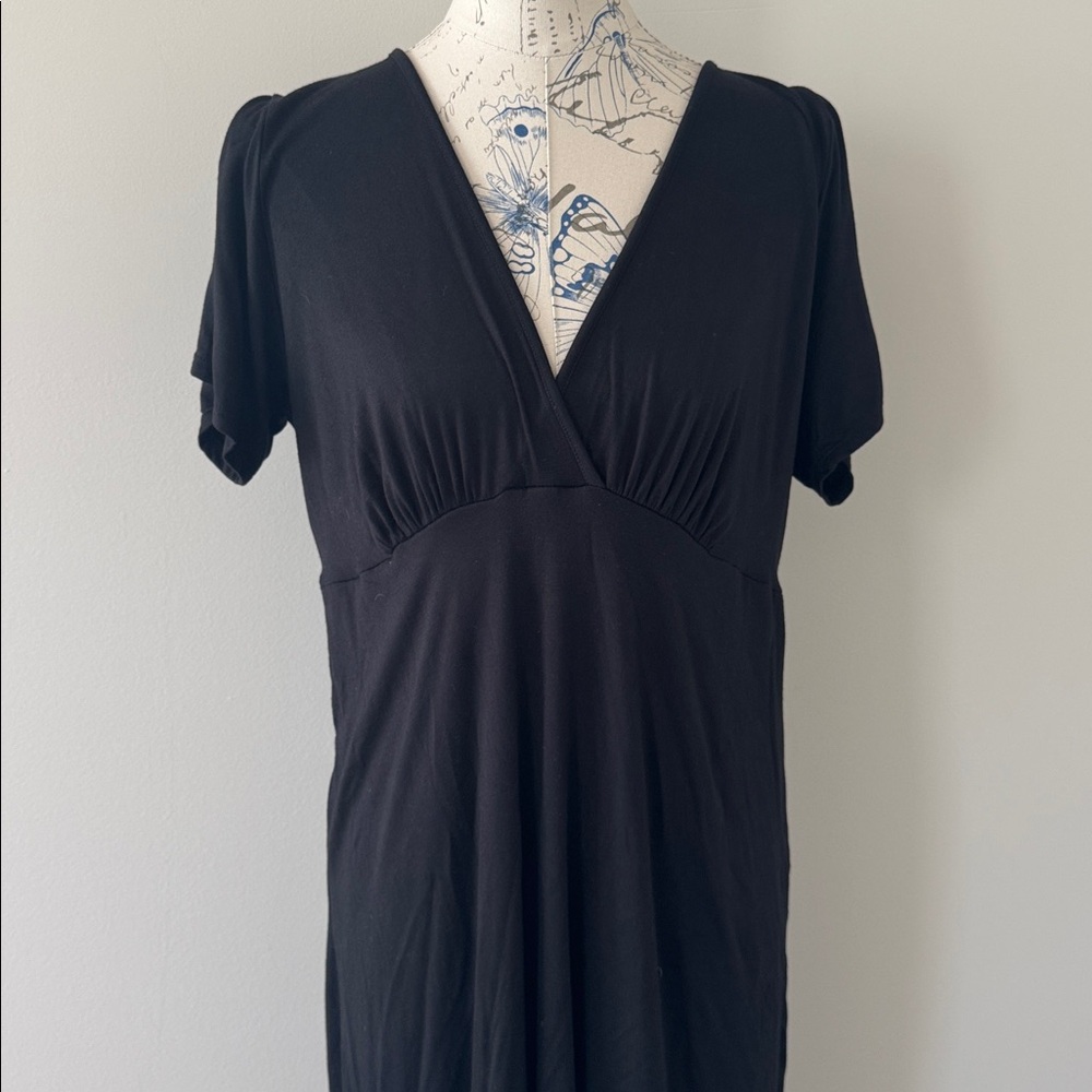 HEIMISH USA Black V-Neck Dress